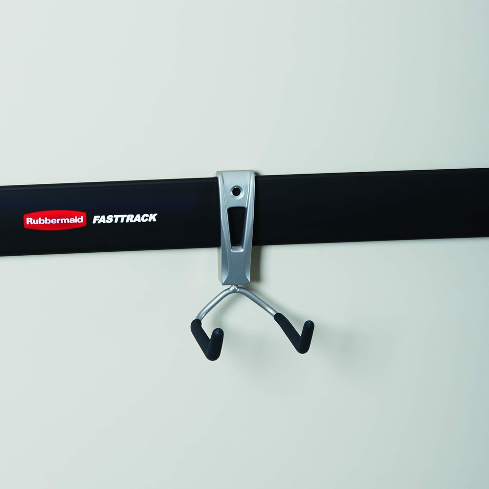 Rubbermaid FastTrack Wall Mounted Garage Storage Utility Multi Hook for...