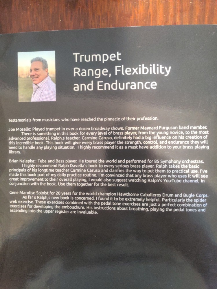 Trumpet method books. Pro level. Range, Endurance and Flexibility.