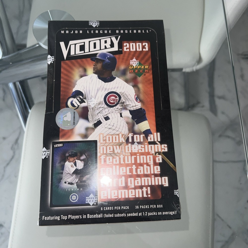 2003 UPPER DECK VICTORY HOBBY BASEBALL BOX 6/36 PACKS