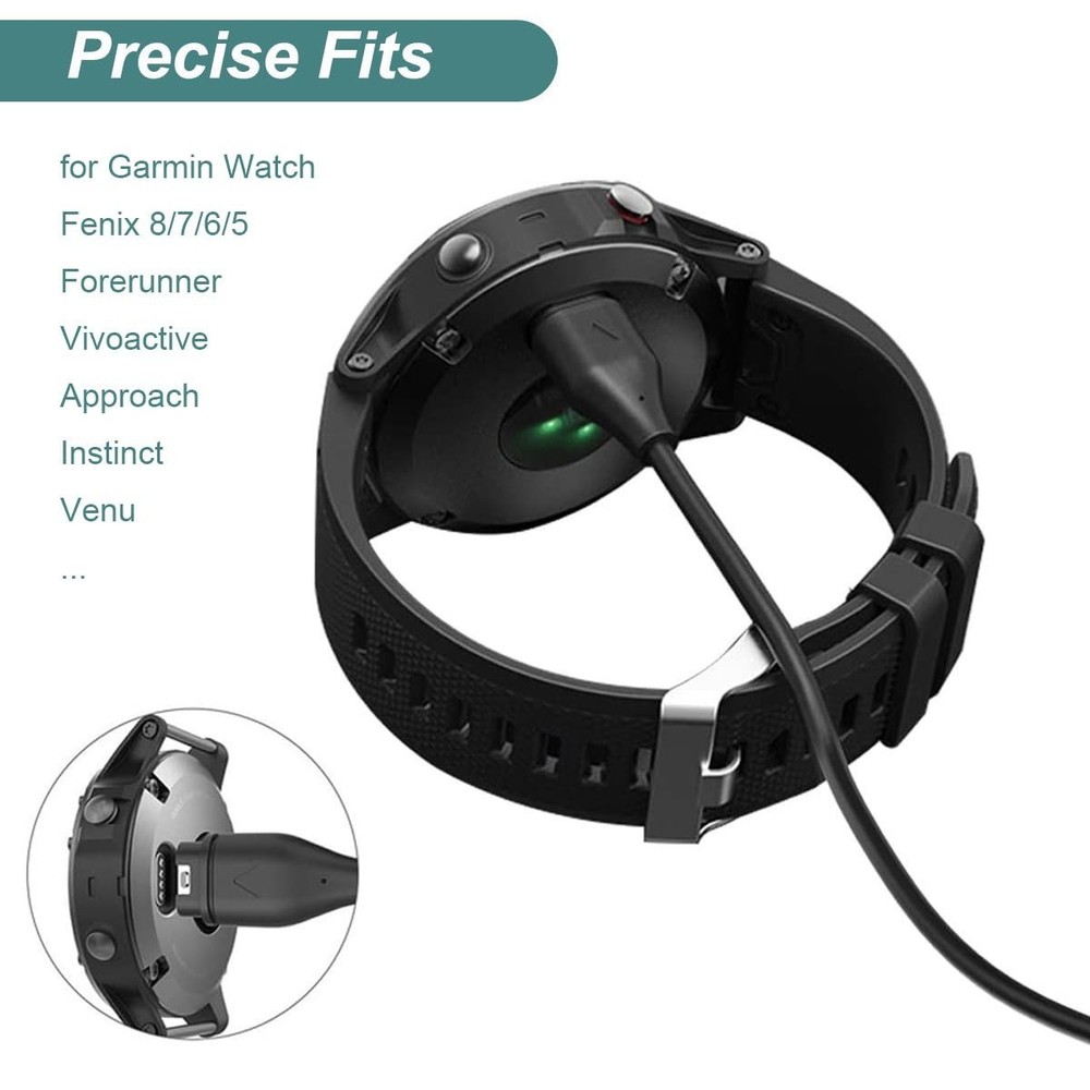 Reliable USB Type C Charger Cable for Garmin Watches - Fast Charging Solution