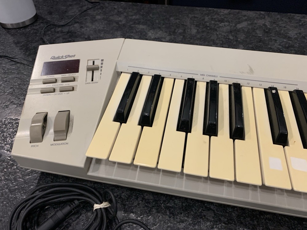 Quickshot MIDI Composer Keyboard Controller Computer Music Vintage