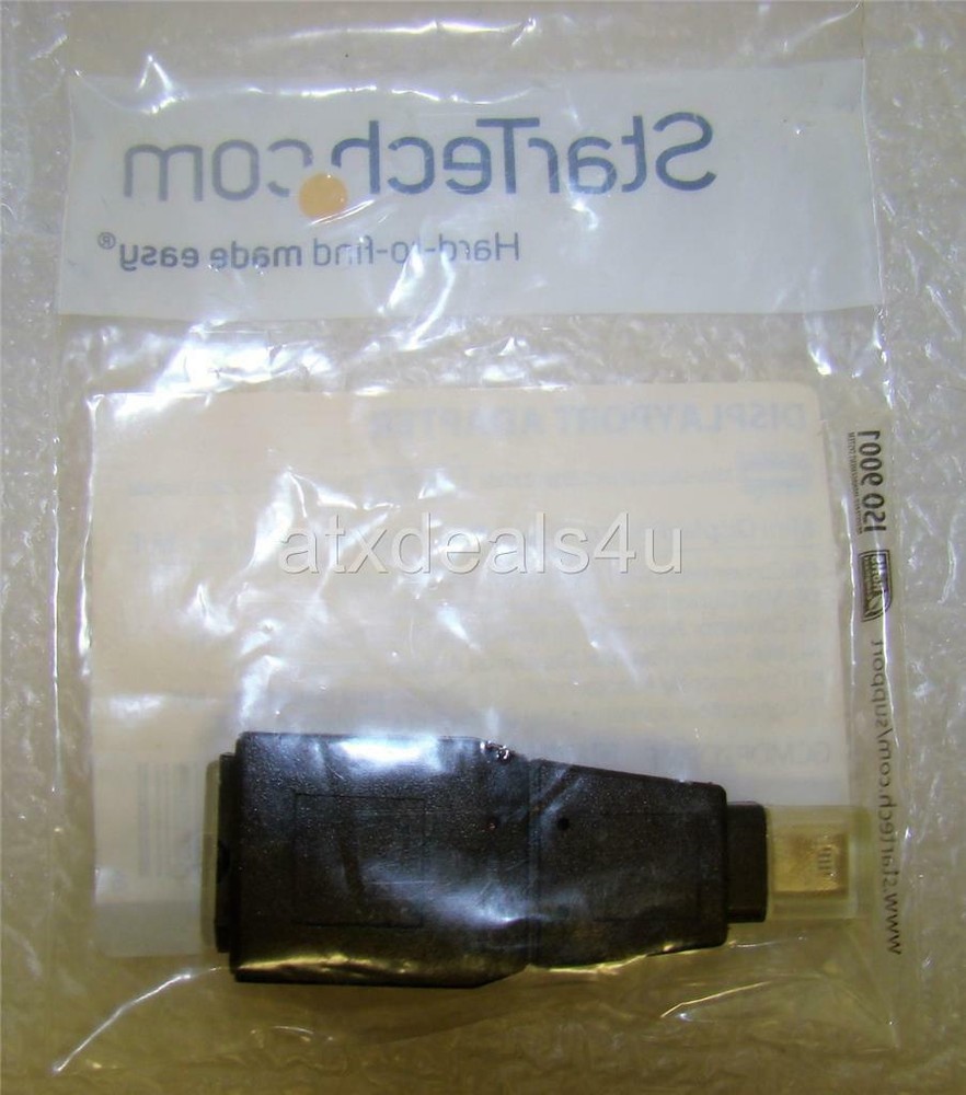 Startech GCMDP2DPMF Mini DisplayPort to DisplayPort Adapter Converter New