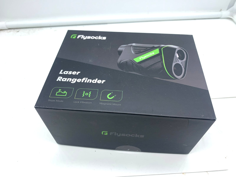 FLYSOCKS Golf Laser Rangefinder - Hardly Used - Complete