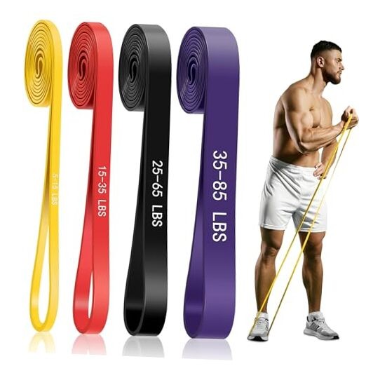 Resistance Bands for Working Out, 4-Level Pull Up Assistance Bands, Exercise