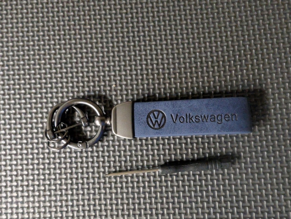 Vw Keychain Leather