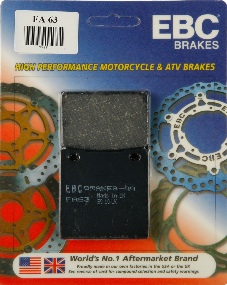 EBC 1 Pair FA Series Organic Replacement Brake Pads MPN FA63