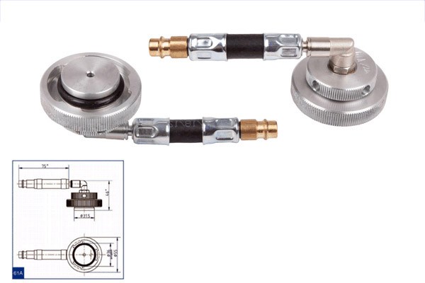 Cap - brake fluid adapter