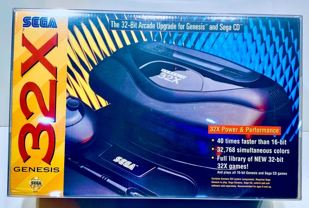 1 Console Box Protector For SEGA 32X Console Boxes NTSC Clear Display Case