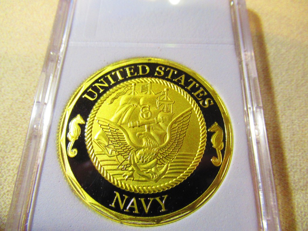 US NAVY - SHELLBACK - CROSSING THE LINE Challenge Coin