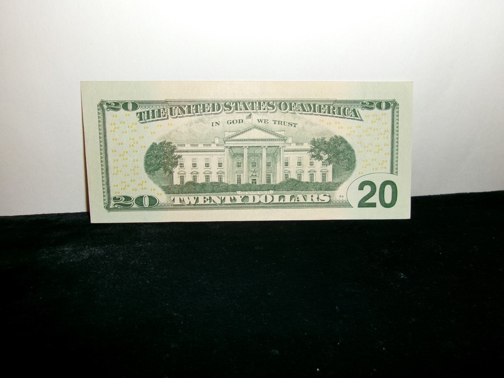 2017 $20 USD Miscut & Misaligned Star Note NK 10857241* Uncirculated