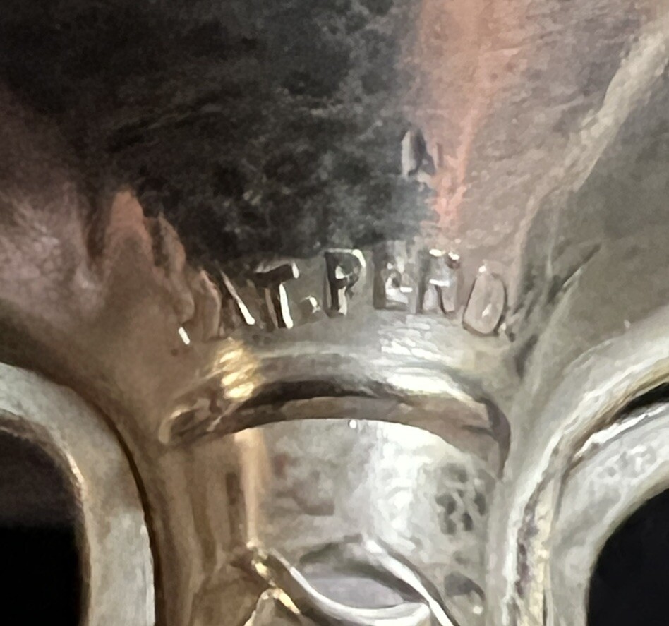 Silver Plate Tea Bag Strainer Vintage