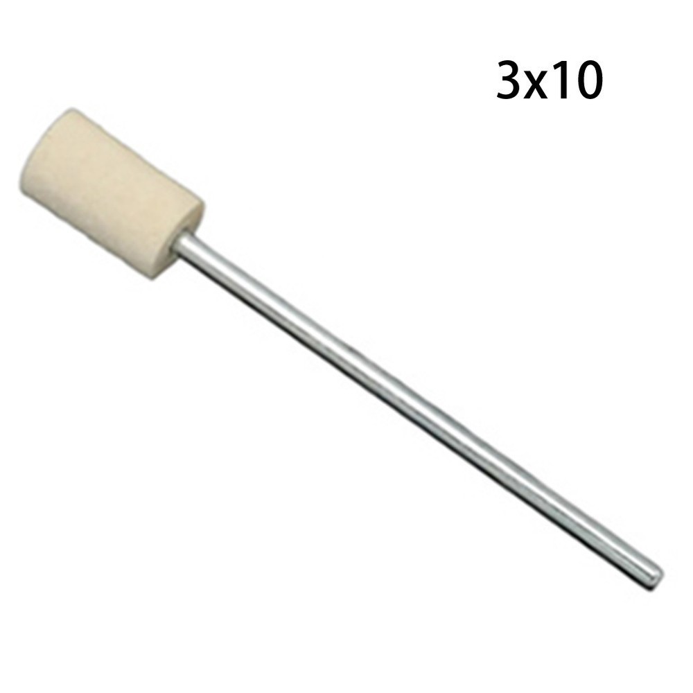 7pcs Wool Grinding Wheel Kit with 65mm Handle for Effective Rotary Tool Use