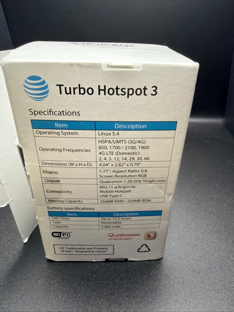At&T Turbo Hotspot 3