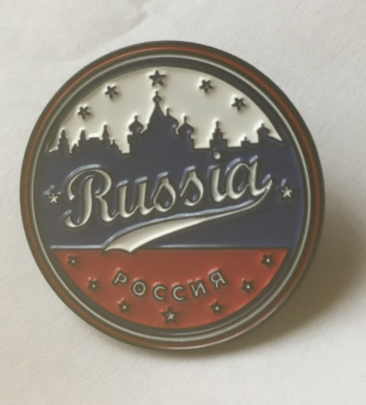 Russian pin  badge
