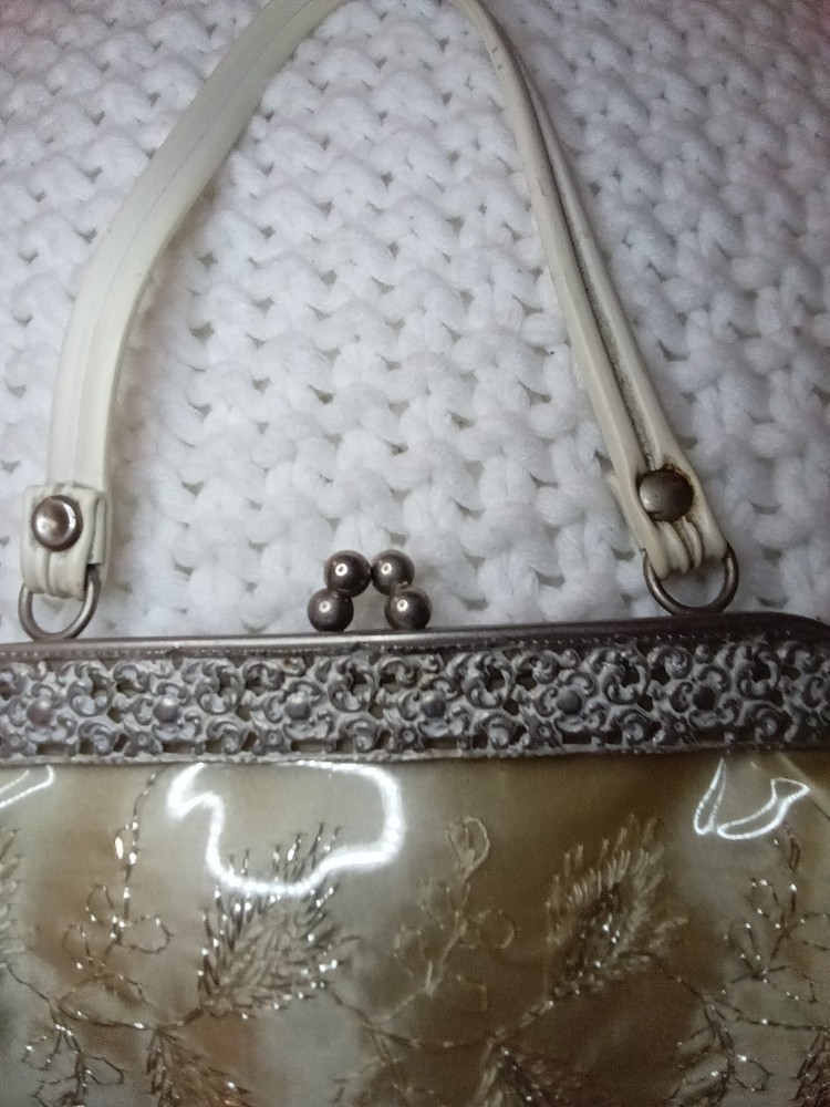 Vintage Hand Bag / Plastic Outer Cover