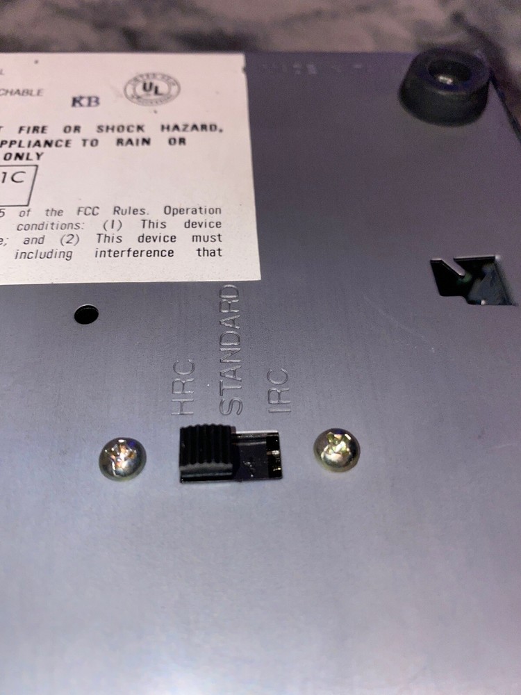 Gemini Cable Converter Tuner AD6000 Channel - 3/4 Switchable Powers Up