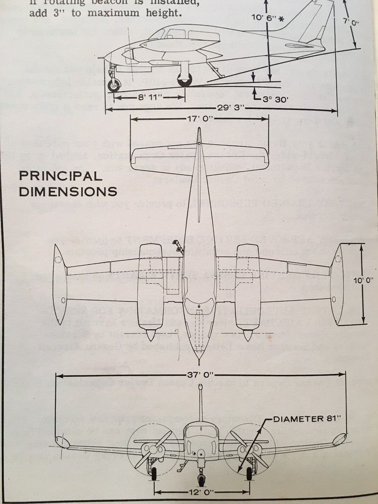 1969 Cessna 310P Owner's Manual