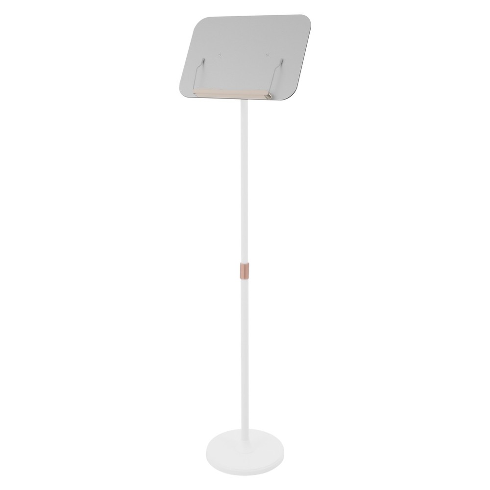 Acrylic Lectern Podium Stand 36-55in Adjustable Angles/Height Non-slip Base