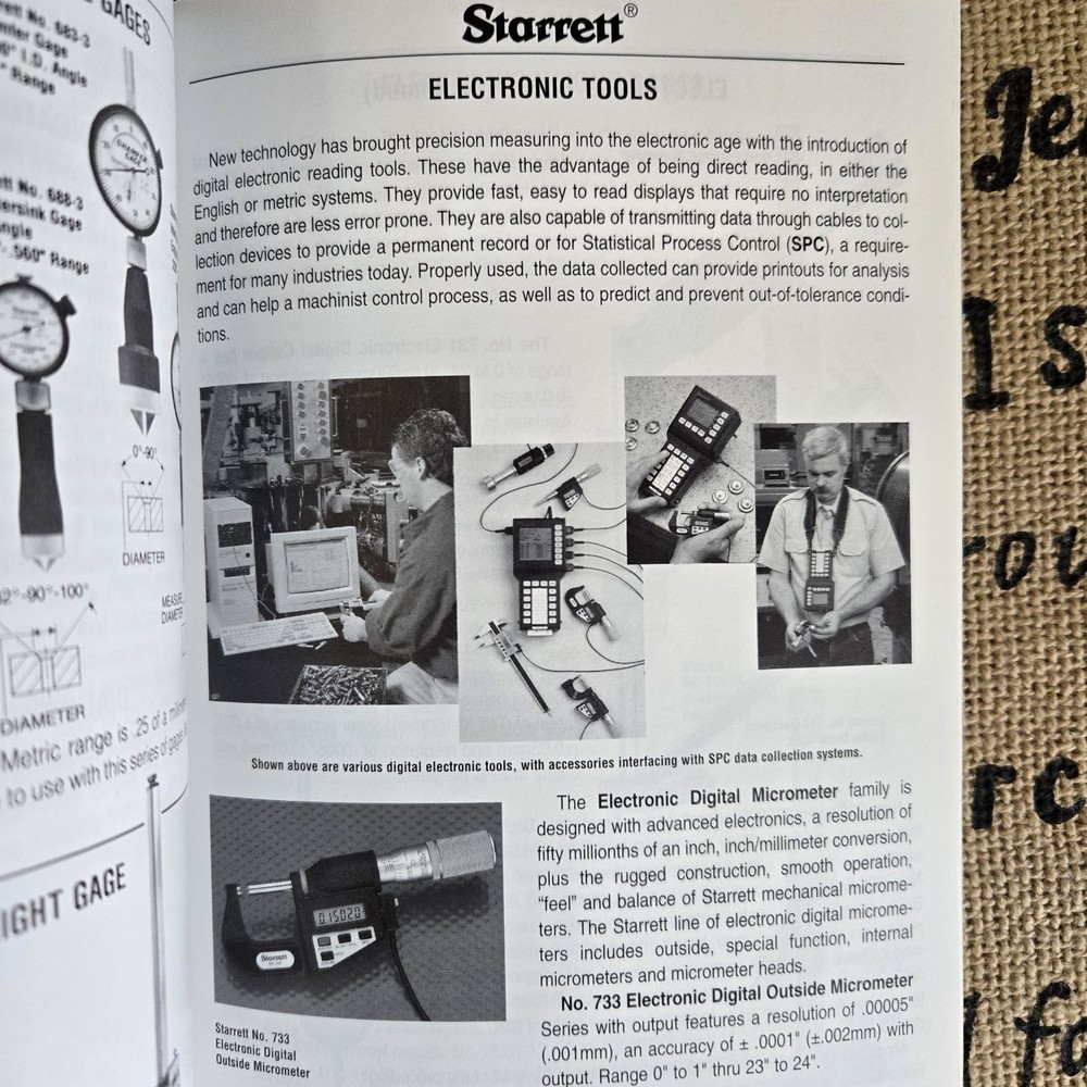 Starrett Tools & Rules For Precision Measuring Booklet Issue 7, 1997