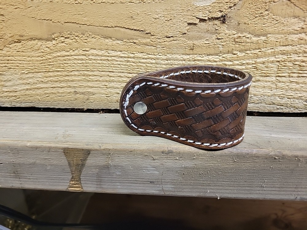 leather Tobacco pipe holder Stand
