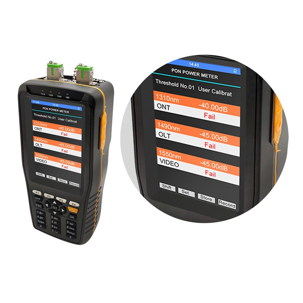 PON power meter fiber network tester not include optical power red light M70B.