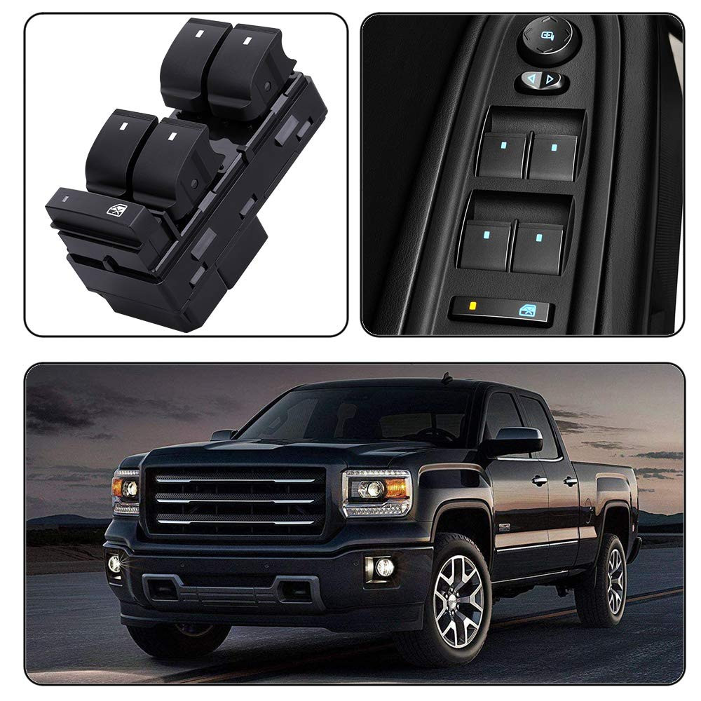 2007-2013 for Chevy Silverado Driver Side Power Window Switch Replacement – Comp