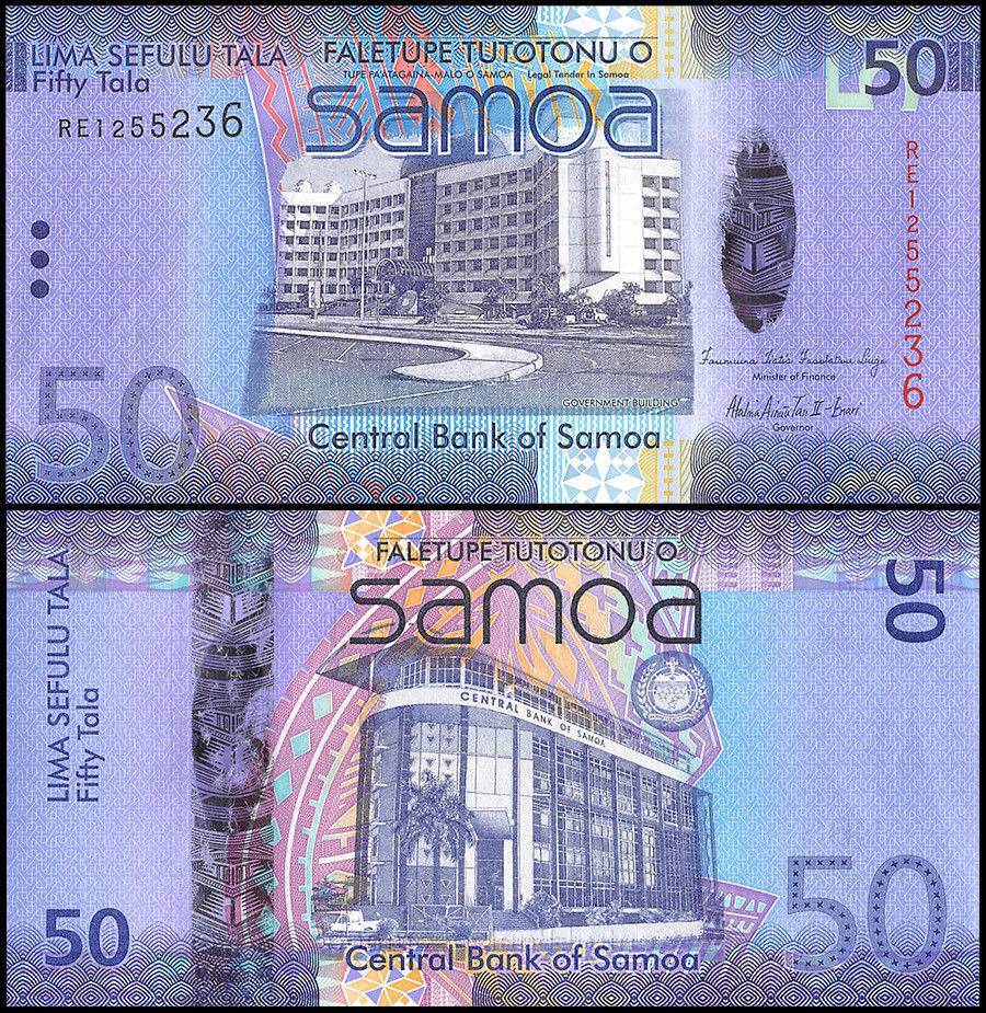Samoa 50 Tala, 2014 ND, P-41b, UNC