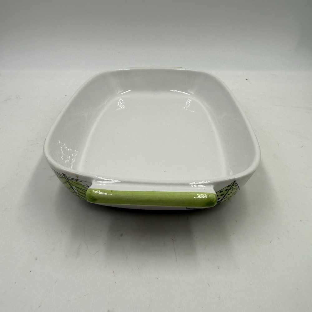 Rorstrand Ovenware Garden Series 1960s MCM Lidded Pot & Rectangular Baking Dish