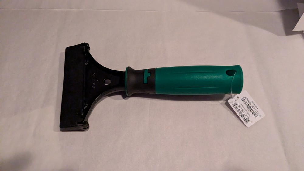 Unger SH00C ErgoTec 4" Scraper with Ergonomic Handle