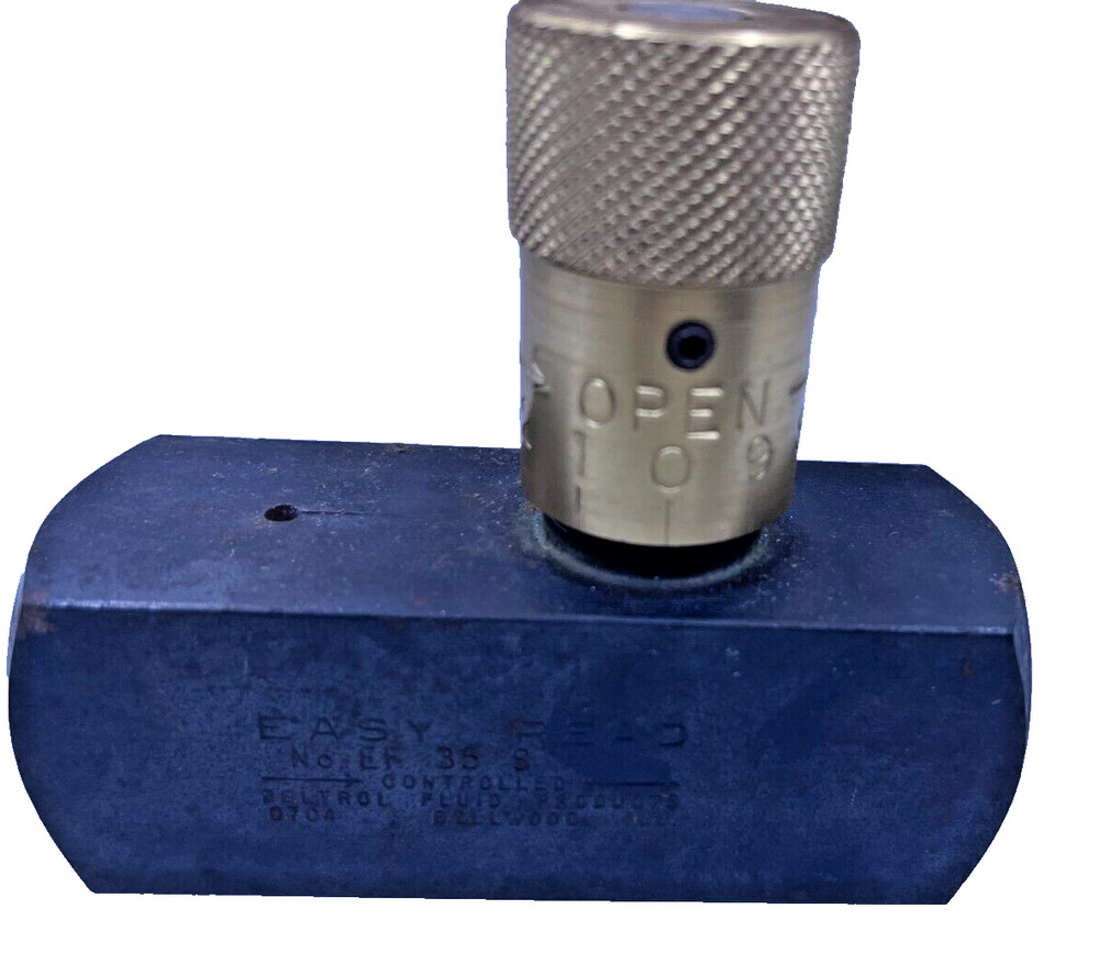 DELTROL EASY READ EF35S Hydraulic Flow Control Valve 3/4" 5000 psi