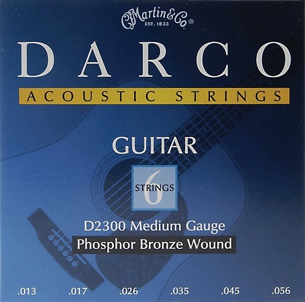 Martin Darco D2300 Phosphor Bronze Medium Gauge Guitar Strings
