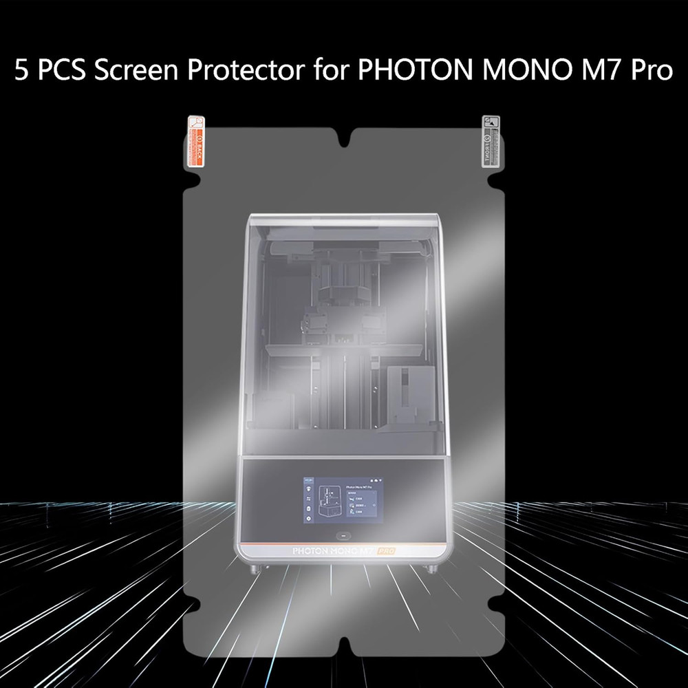 5PCS Screen Protector for Anycubic Photon M7 Pro, Resin 3D Printer Scratch Pr