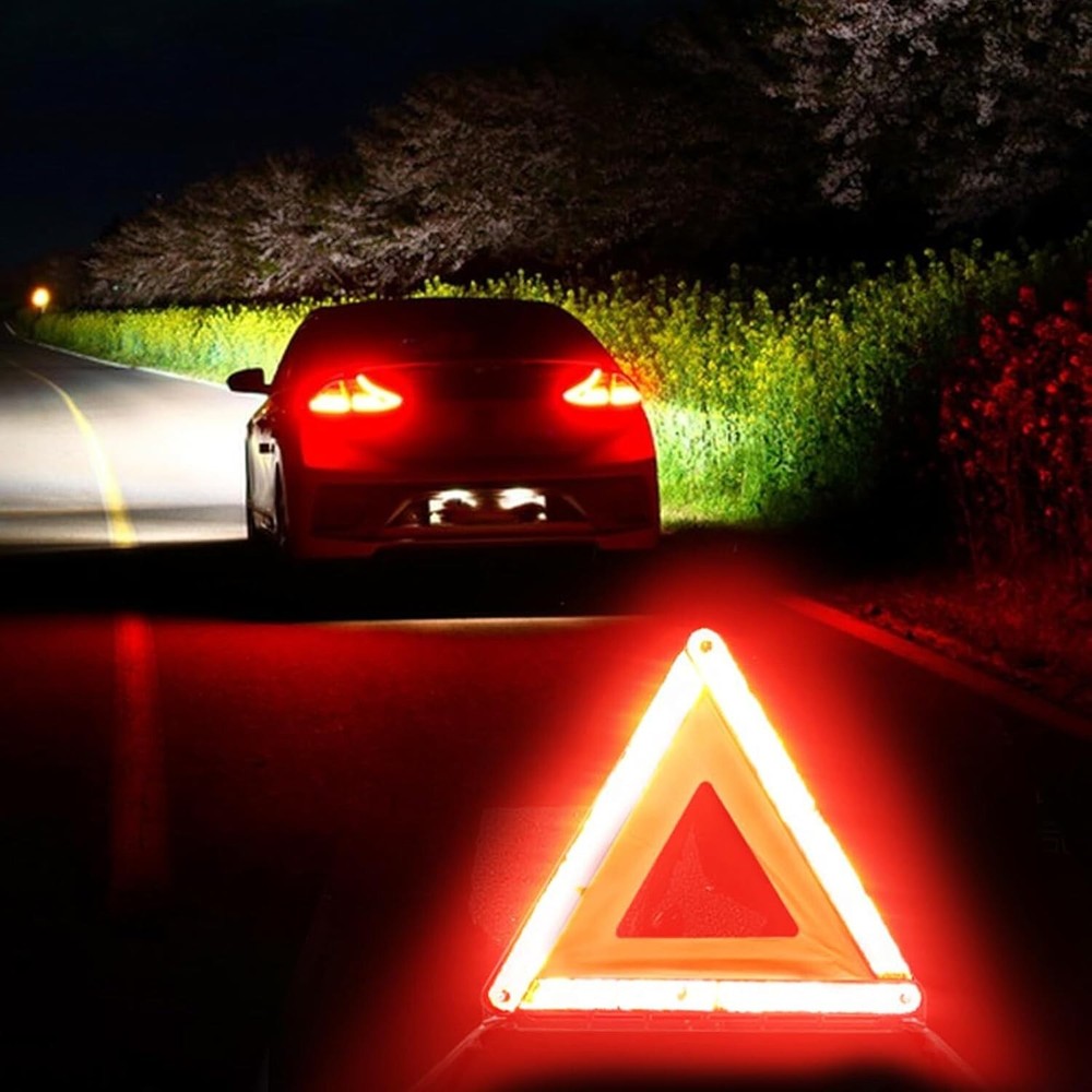 3 PCS Reflective Warning Emergency - Warning Triangle Kit - For Roadside Safety