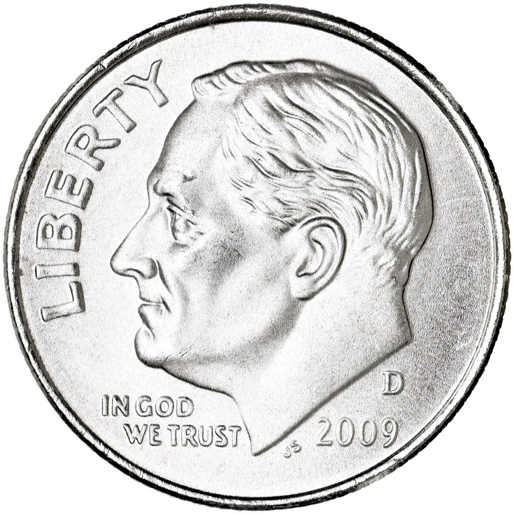2009 D Roosevelt Dime Satin Finish