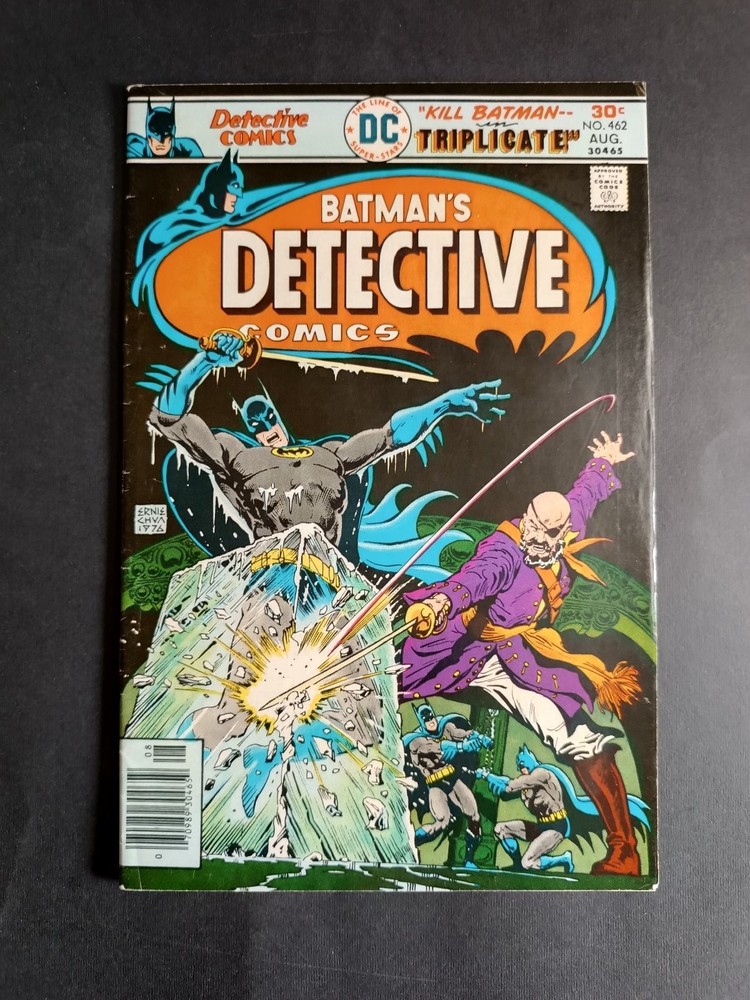 BATMAN'S DETECTIVE COMICS KILL BATMAN-- TRIPLICATE No. 462 DC - (1976)