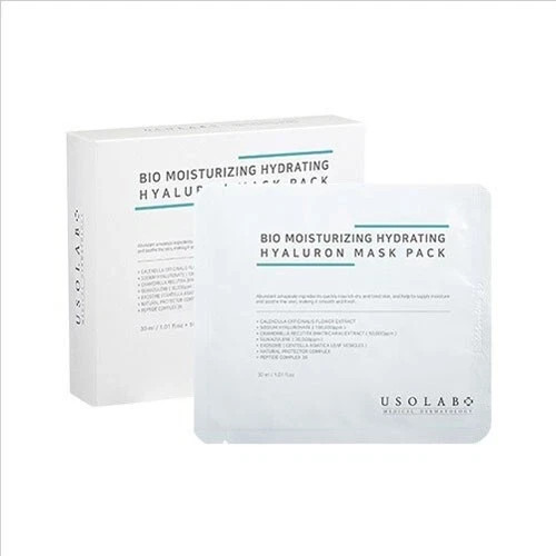 USOLAB Bio Moisturizing Hyaluron Mask Pack 10EA / Deep Hydration Sheet / Express