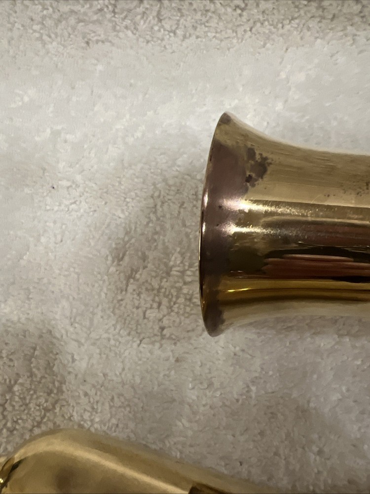 Boxed Set Gatco Solid Brass Champagne Flute Goblets