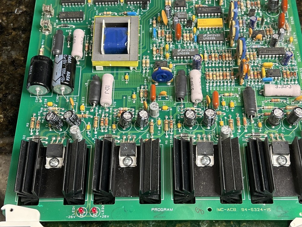 Bogen Multicom 2000 Analog Card MCACB Intercom System Used AS IS #1