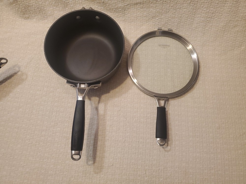 Calphalon Select Space-Saving Hard-Anodized Nonstick 7-Piece Cookware Set