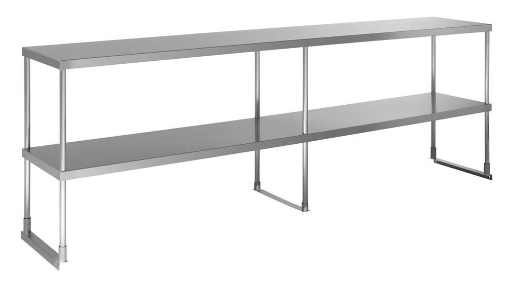 Kratos 18"x96" Double Overshelf for Worktables