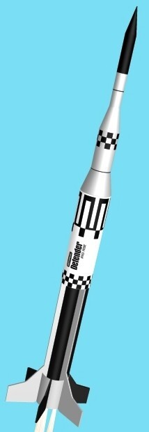 Semroc Flying Model Rocket Kit Defender™ SEM-KV-60