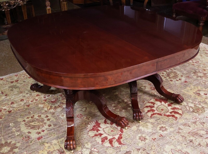 Kindel Winterthur Collection Mahogany Three Leaf Conference Dining Room Table
