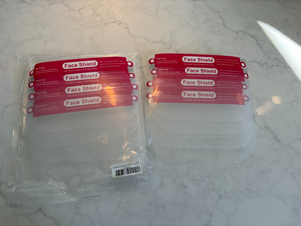 Face Shields- 8 Face Shields