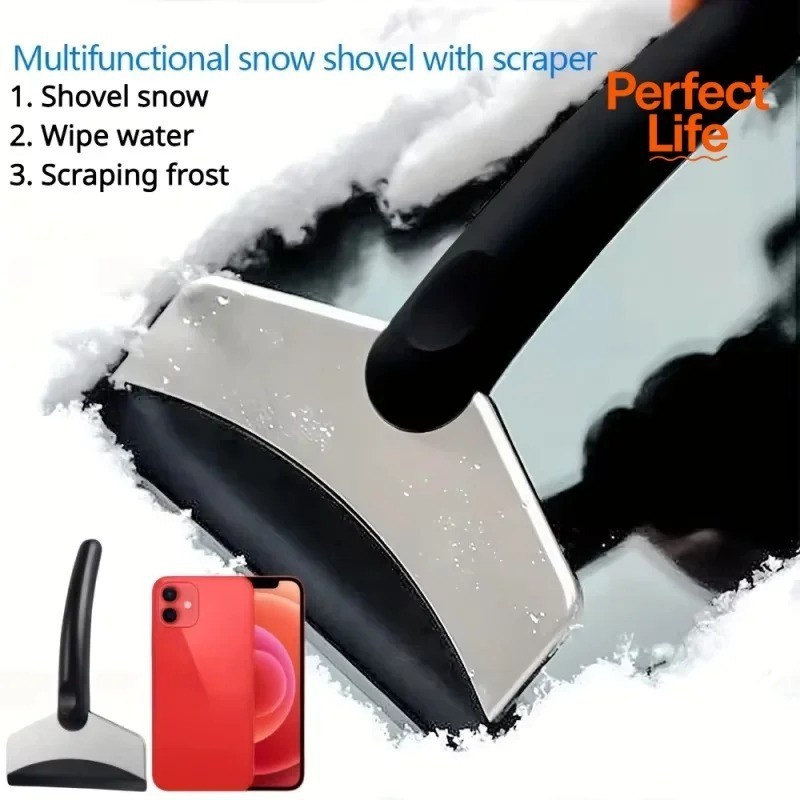 Car Snow Shovel Ice Scraper Winter Windshield Defrosting Removal Tool Accessory