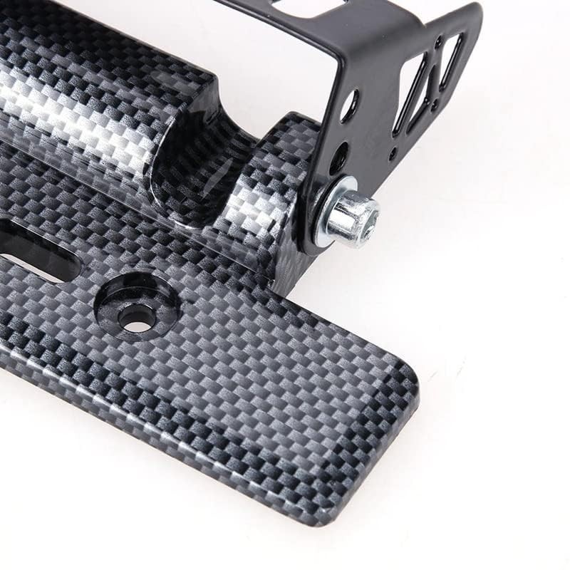 License Plate Holder,Adjustable ABS Racing License Plate Bracket,Universal Carbo