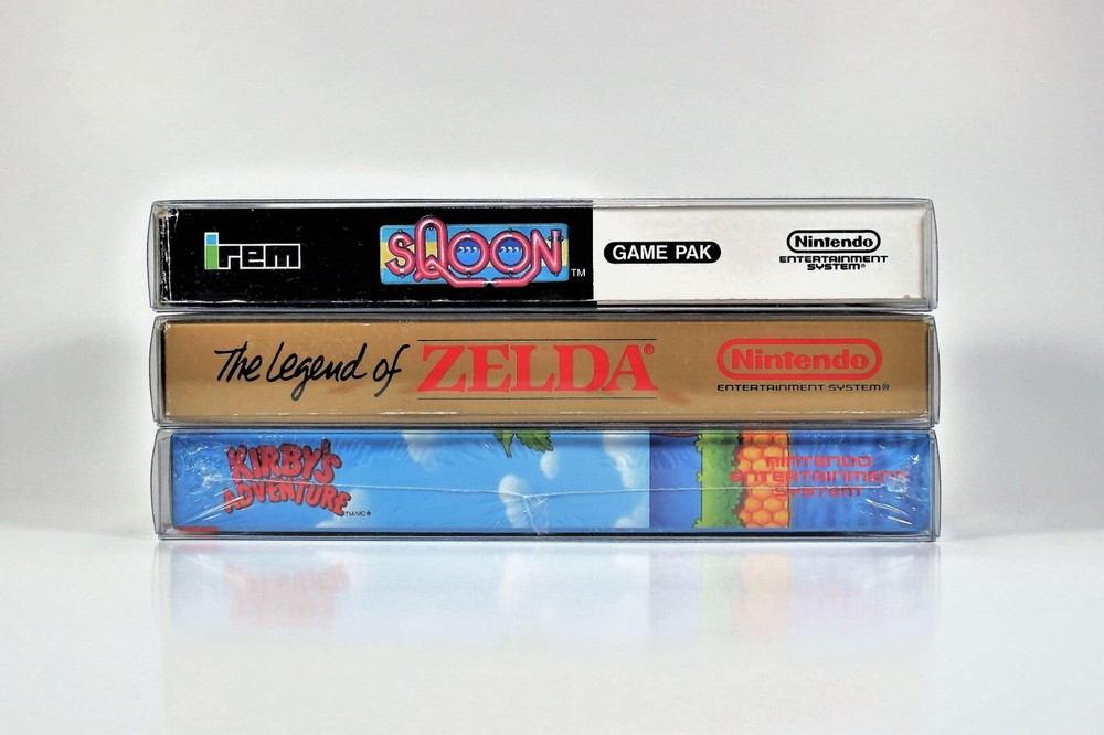 25 NES Box Protectors Clear Plastic Boxes Case for CIB Complete Sealed Protector