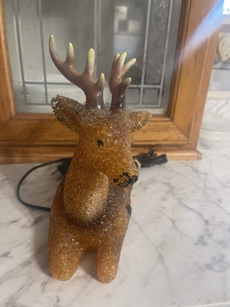 light up buck deer night light winter decor 2soft light 283