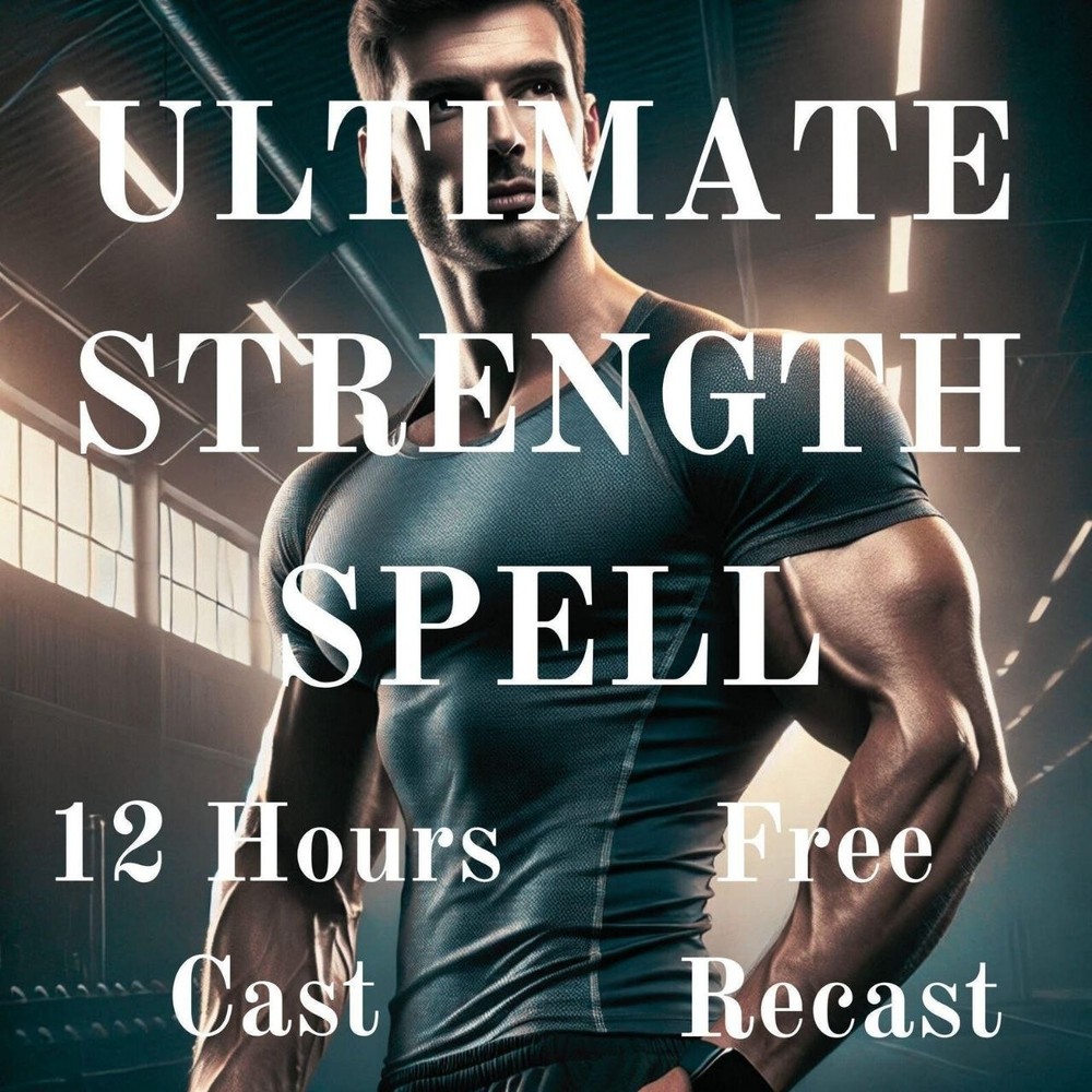 Ultimate Strength Spell - Energy Activation and Stamina Boost