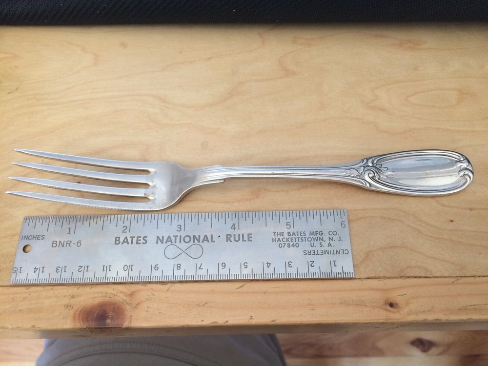 BUCCELLATI Saya Pattern Sterling Dinner Fork 8 1/4"
