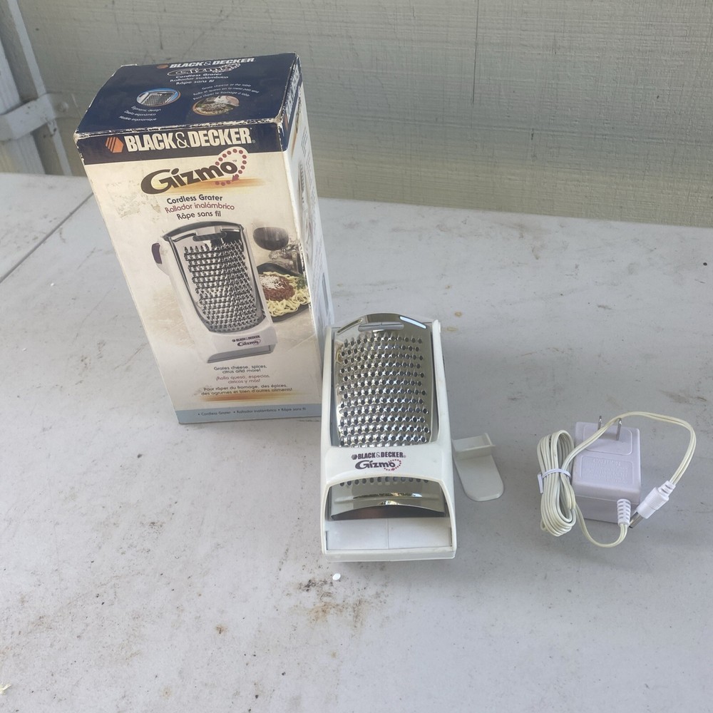 Black Decker Gizmo Automatic Grater GG100 White Cordless